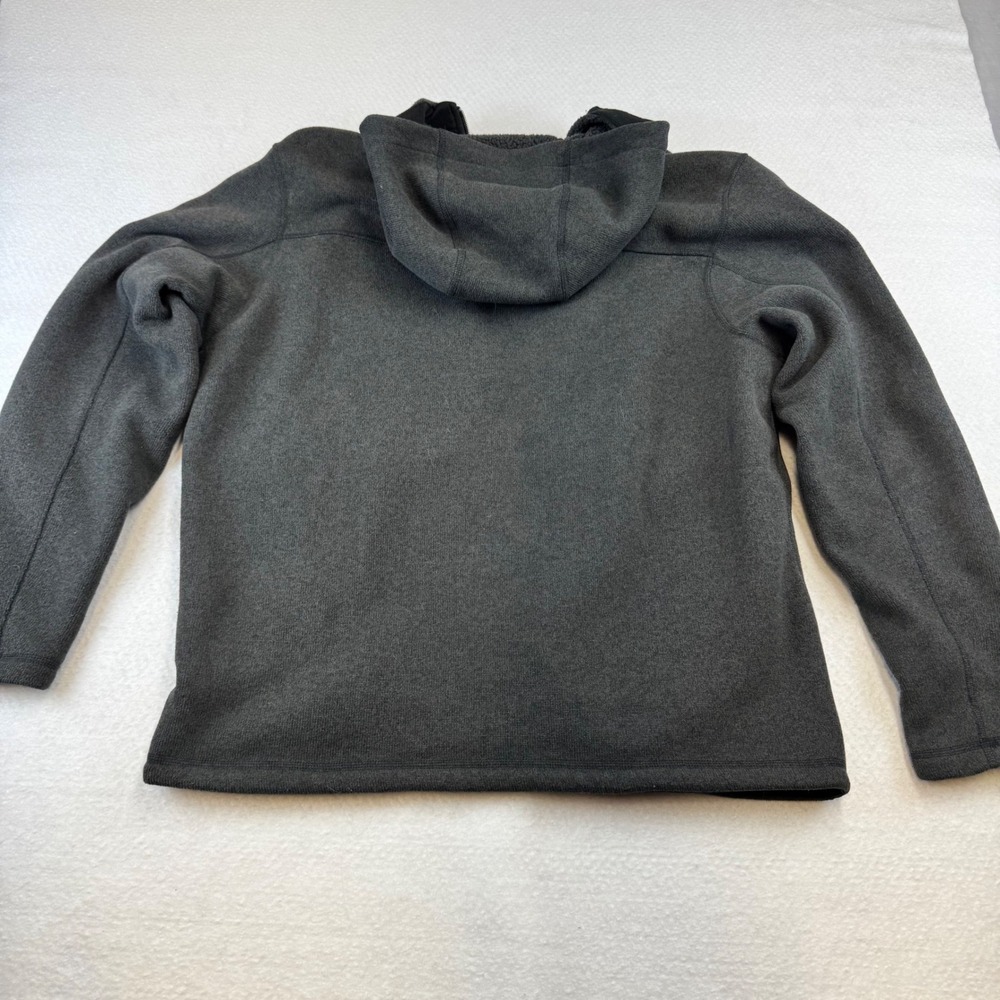 The North Face Jacket Mens XL Grey Gordon Lyons Full Zip Hoodie Sweater Fleece - Picture 8 of 8